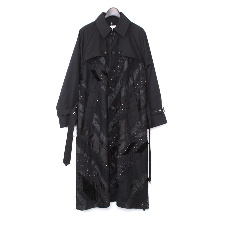 未使用 KIDILL 21AW Crust Trench Coat ブラック サイズ44 KL519 未使用 KIDILL 21AW Crust Trench Coat ブラック サイズ44 KL519