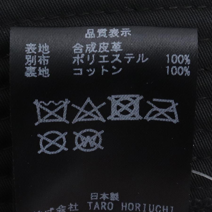 KIJIMA TAKAYUKI × TH エコレザーバケットハット ブラック KIJIMA TAKAYUKI × TH エコレザーバケットハット ブラック