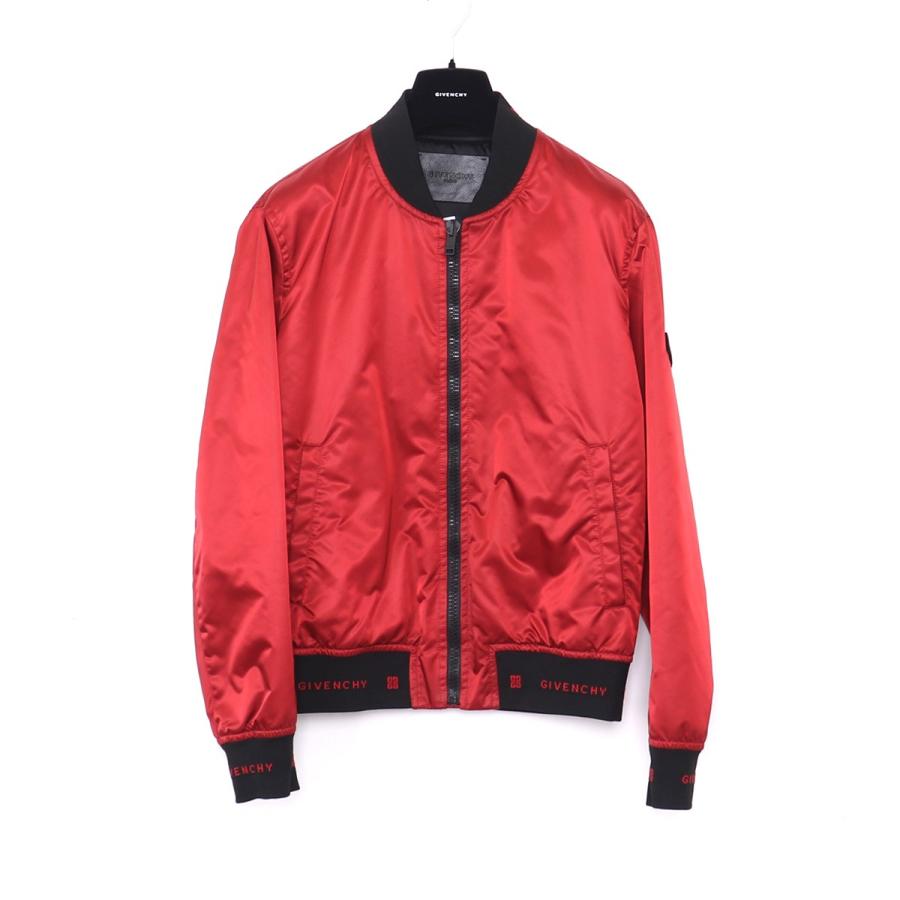 ジバンシィ GIVENCHY NYLON BOMBER JACKET BM00551023 レッド 50 /T /M 
