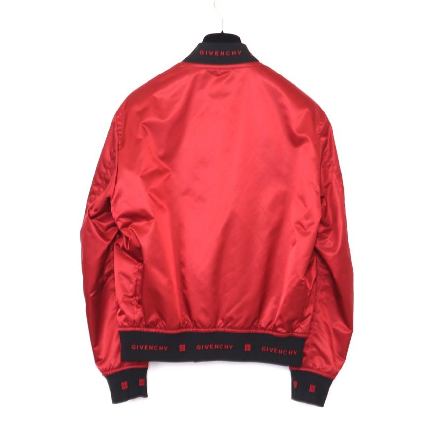 ジバンシィ GIVENCHY NYLON BOMBER JACKET BM00551023 レッド 50 /T /M 