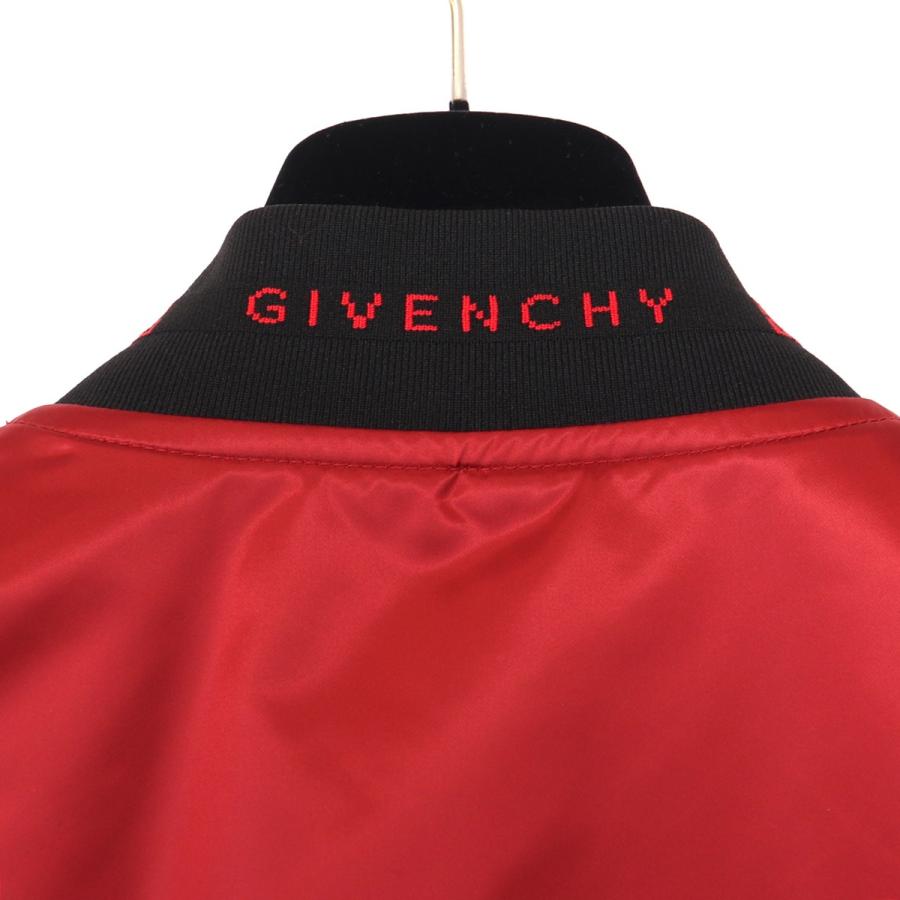 ジバンシィ GIVENCHY NYLON BOMBER JACKET BM00551023 レッド 50 /T /M 