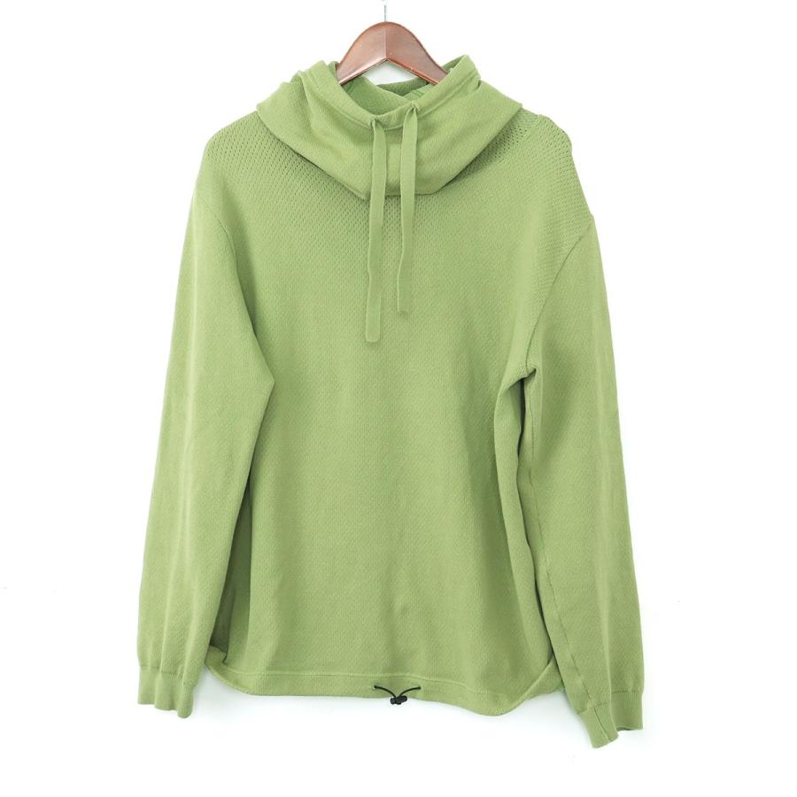 JUNHASHIMOTO 21SS MESH KNIT PARKA サイズ4 グリーン ジュンハシモト 