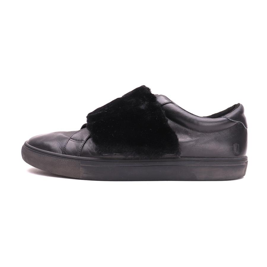 Maison U ブラック スリッポン メゾンユー M-01 26cm（メゾンユー  