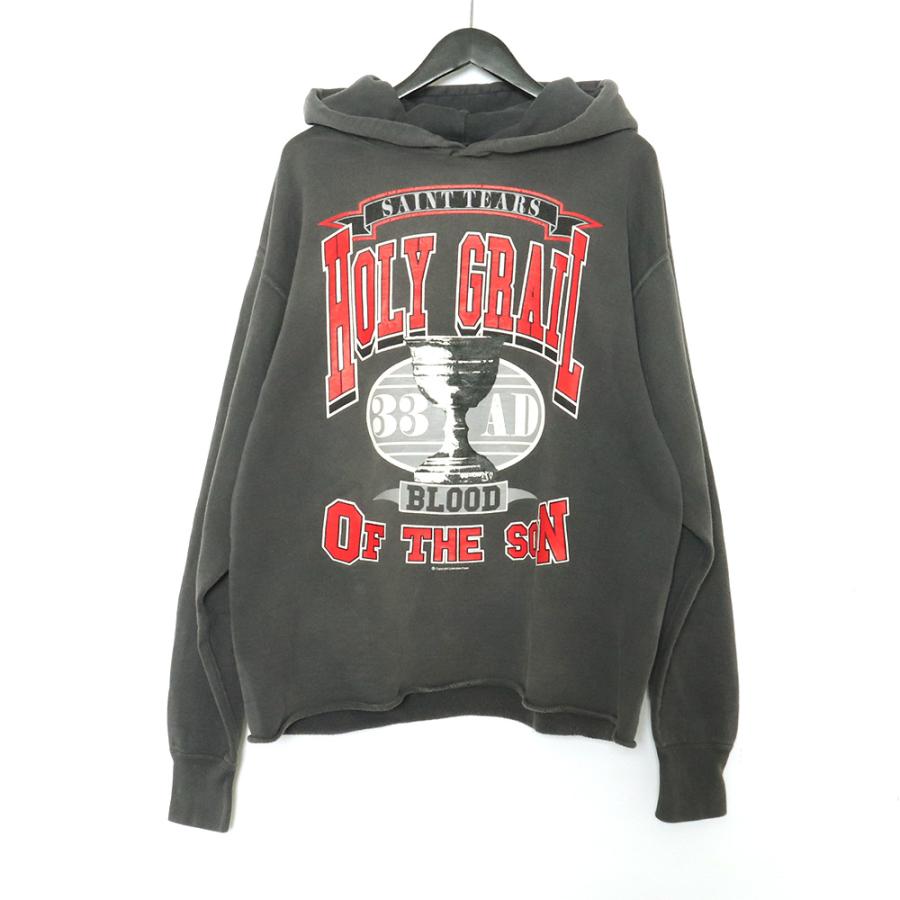 SAINT MICHAEL × DENIMTEARS 22AW DT_HOODIE HOLY GRAIL グレー L