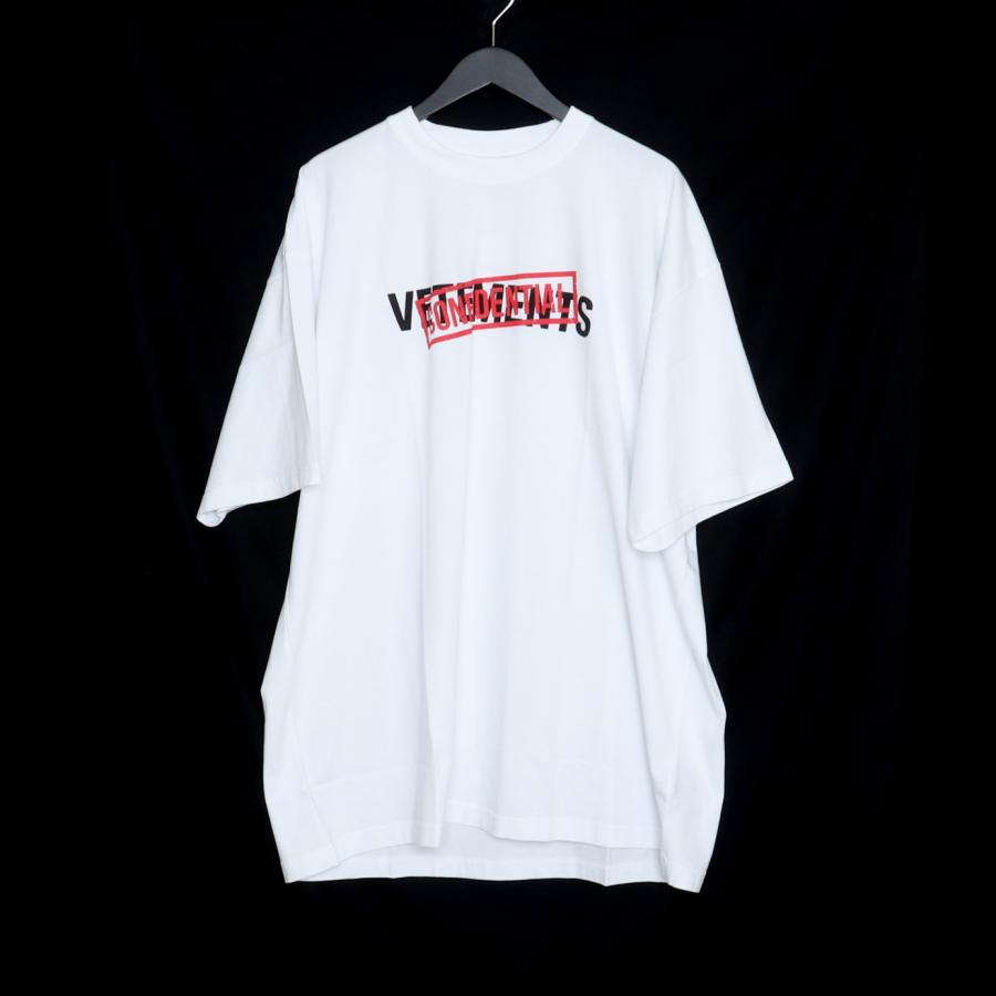 未使用 ヴェトモン VETEMENTS 22AW Confidentail Logo T-Shirts T