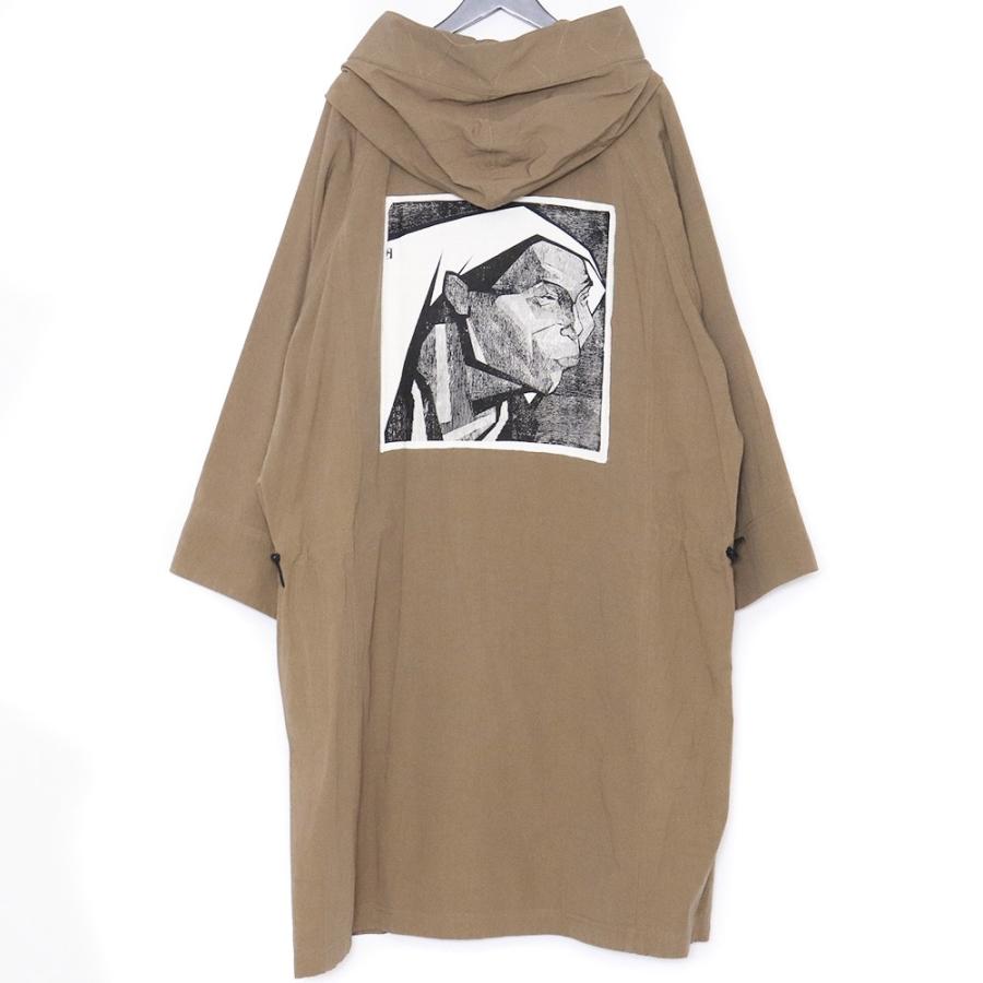 未使用 SASQUATCHFABRIX. 見つめる貌オーバーコート Mサイズ ベージュ