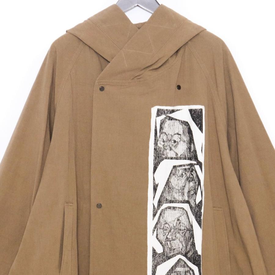 未使用 SASQUATCHFABRIX. 見つめる貌オーバーコート Mサイズ ベージュ