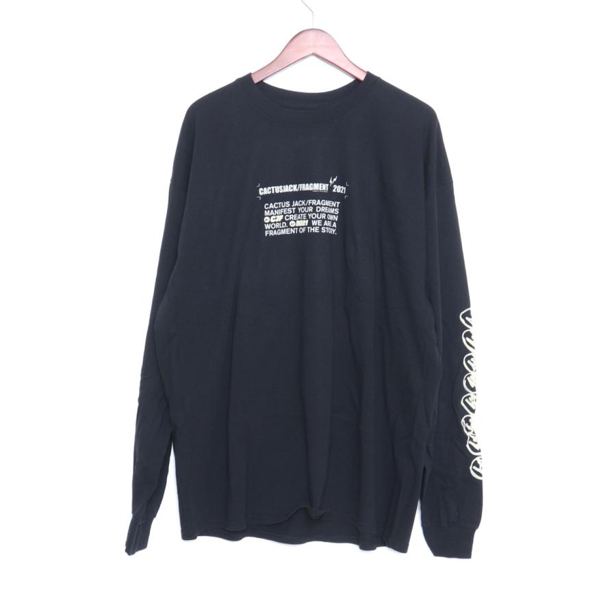 カクタスジャック CACTUS JACK FOR FRAGMENT LOGO L/S 長袖Tシャツ