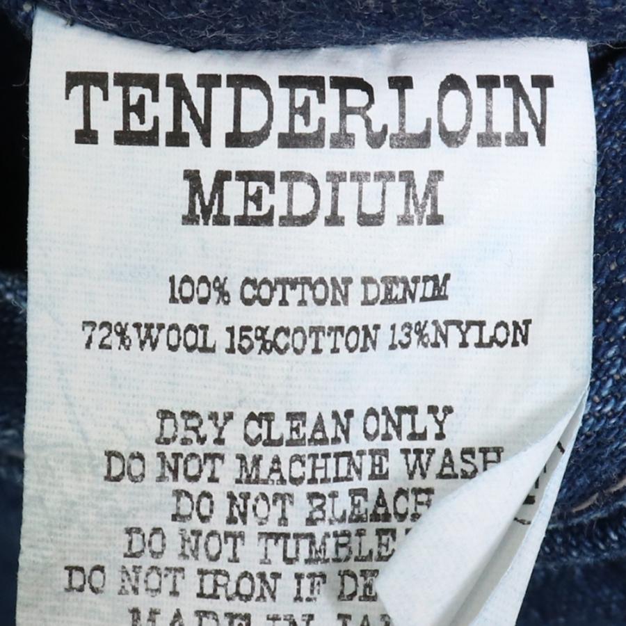 TENDERLOIN 21AW DENIM BLANKET REVERSIBLE VEST Mサイズ インディゴ