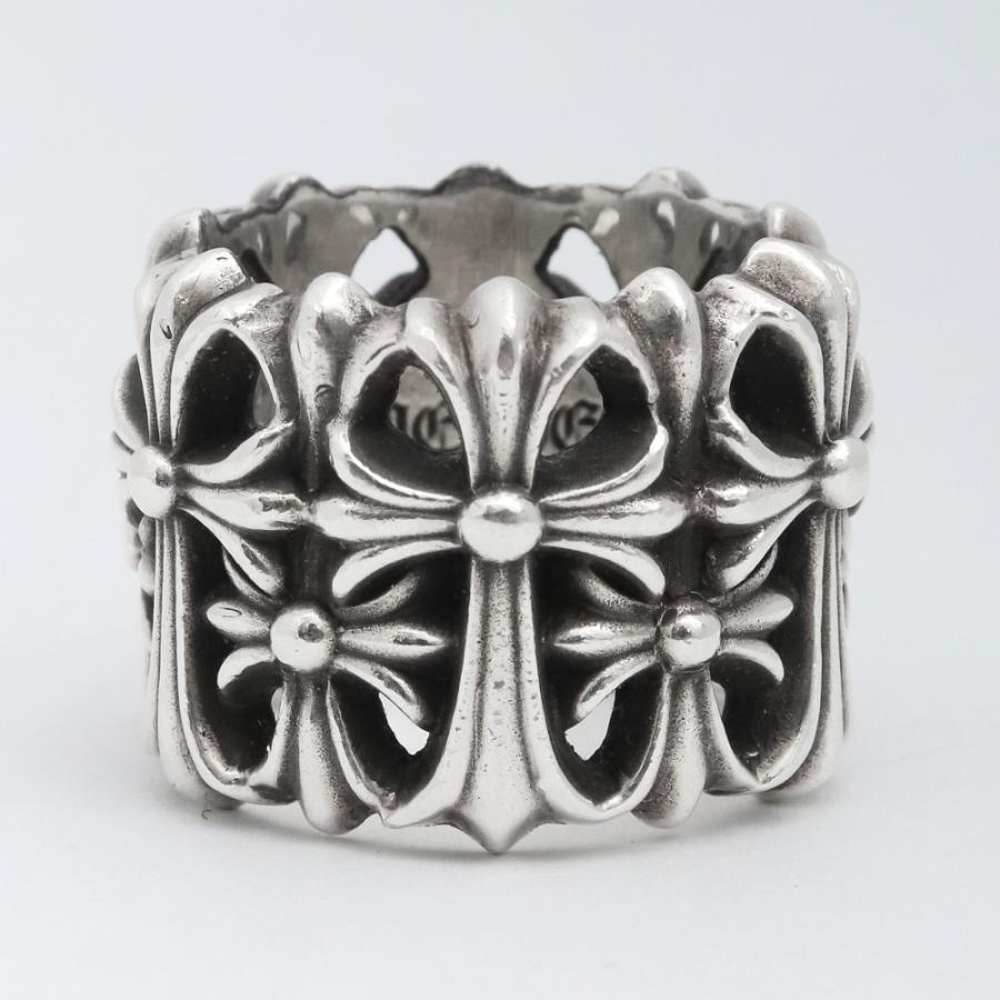15号 CHROME HEARTS セメタリークロスリング シルバー クロムハーツ