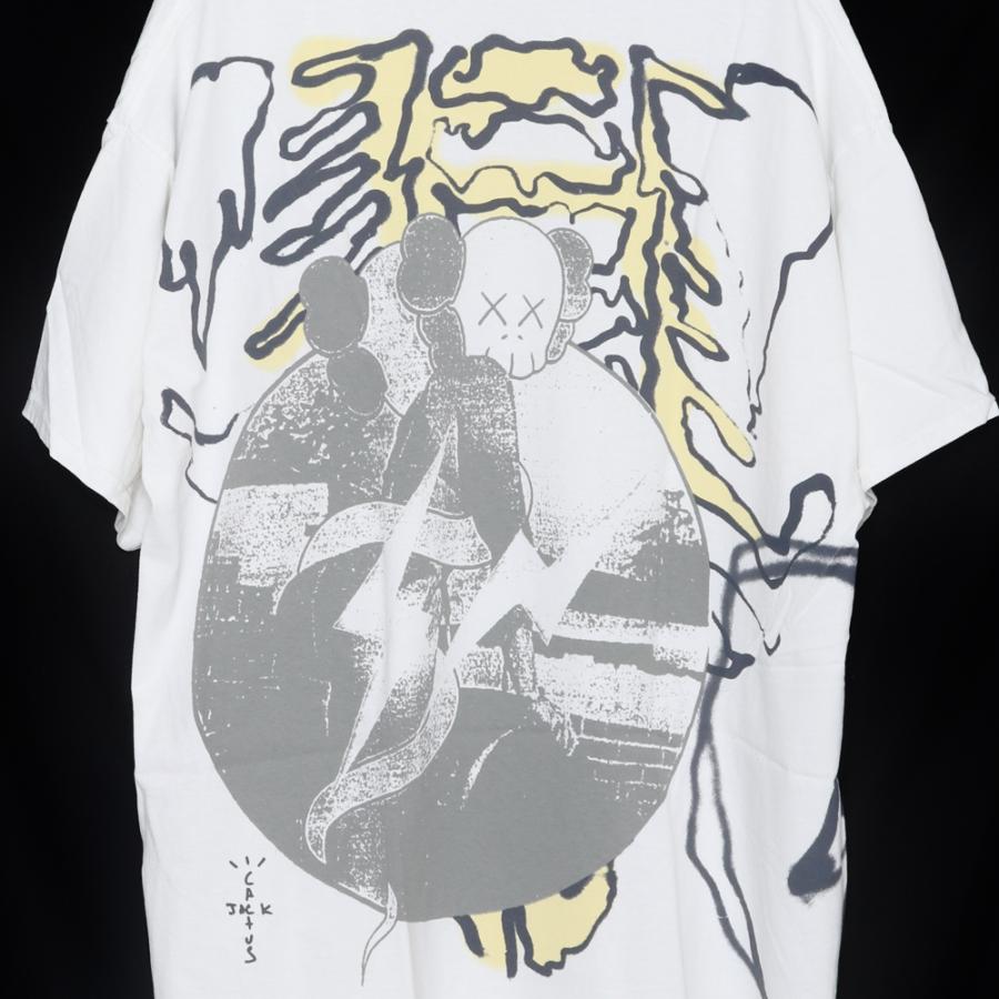 未使用 カクタスジャック CACTUS JACK KAWS FOR FRAGMENT L/ S TEE XL