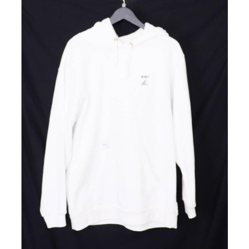 WTAPS 18AW クロスボーン刺繍パーカー X02 ホワイト ダブルタップス 