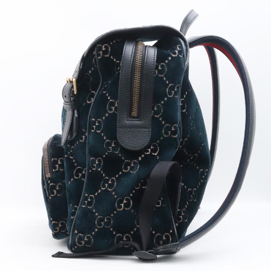 GUCCI GG Marmont Velvet Backpack グリーン 574942 グッチ ベルベット スモール バックパック バッグ