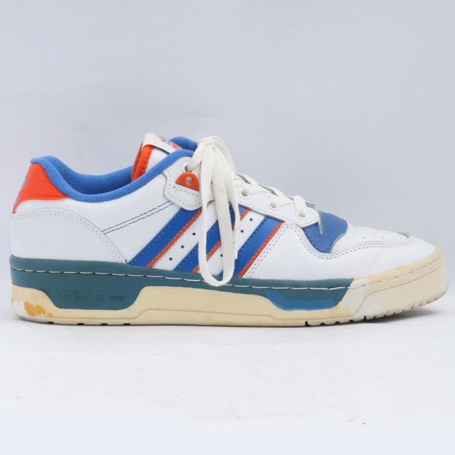 26cm ADIDAS RIVALRY LOW KNICKS OG ホワイト/ブルー/オレンジ FU6833