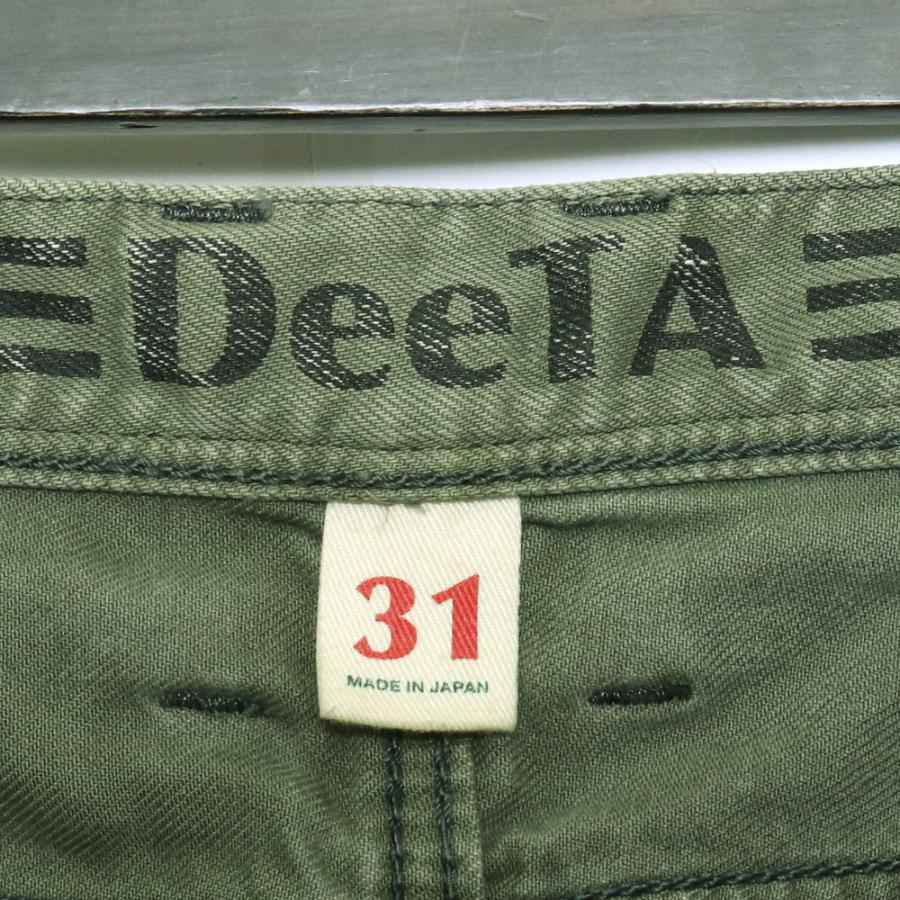 DEETA JEFFLY PUNK&ROCK デニムパンツ カーキ 31 DTA-004W ディー 