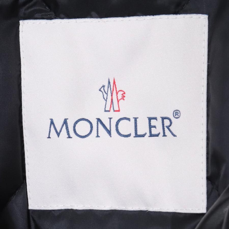 MONCLER GENUIS 7 FRAGMENT × LEWIS LEATHER SERG サイズ2 ブラック モンクレール フラグメント ルイスレザー ナイロンダブルライダースジャケット｜graiz｜08