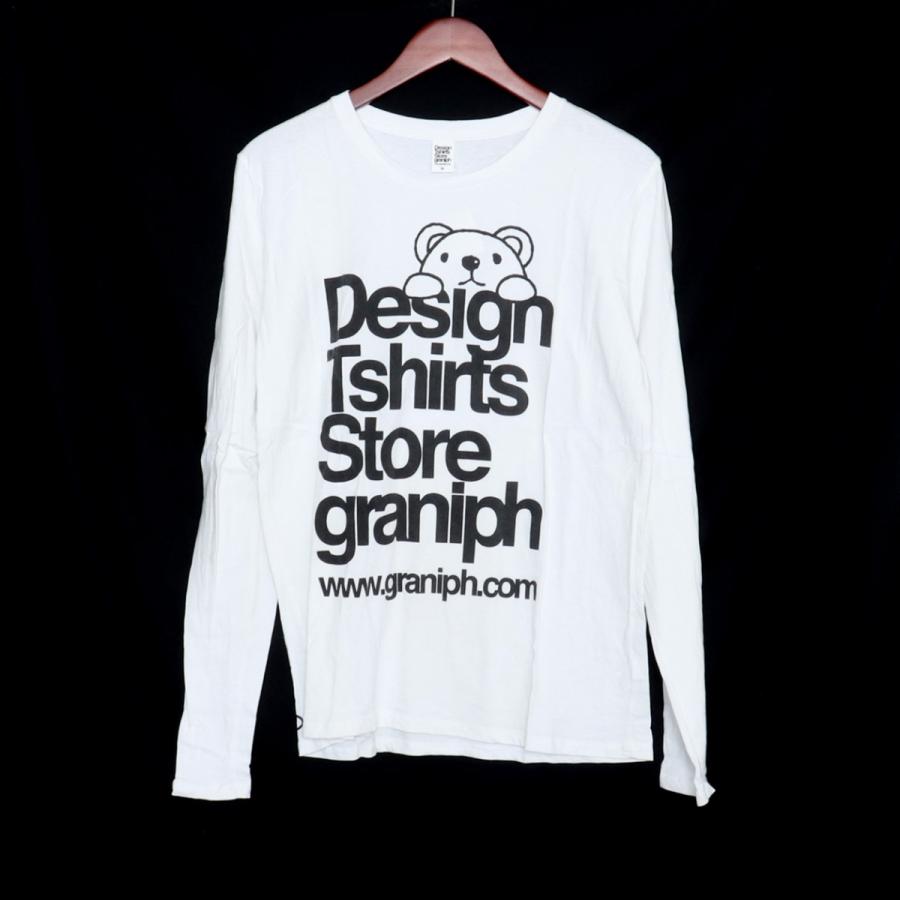 デザイン DESIGN TSHIRTS STORE GRANIPH プリントTシャツ 半袖カットソー ホワイト Mサイズ｜graiz