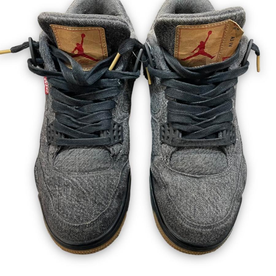 Air jordan 4 black cheap denim