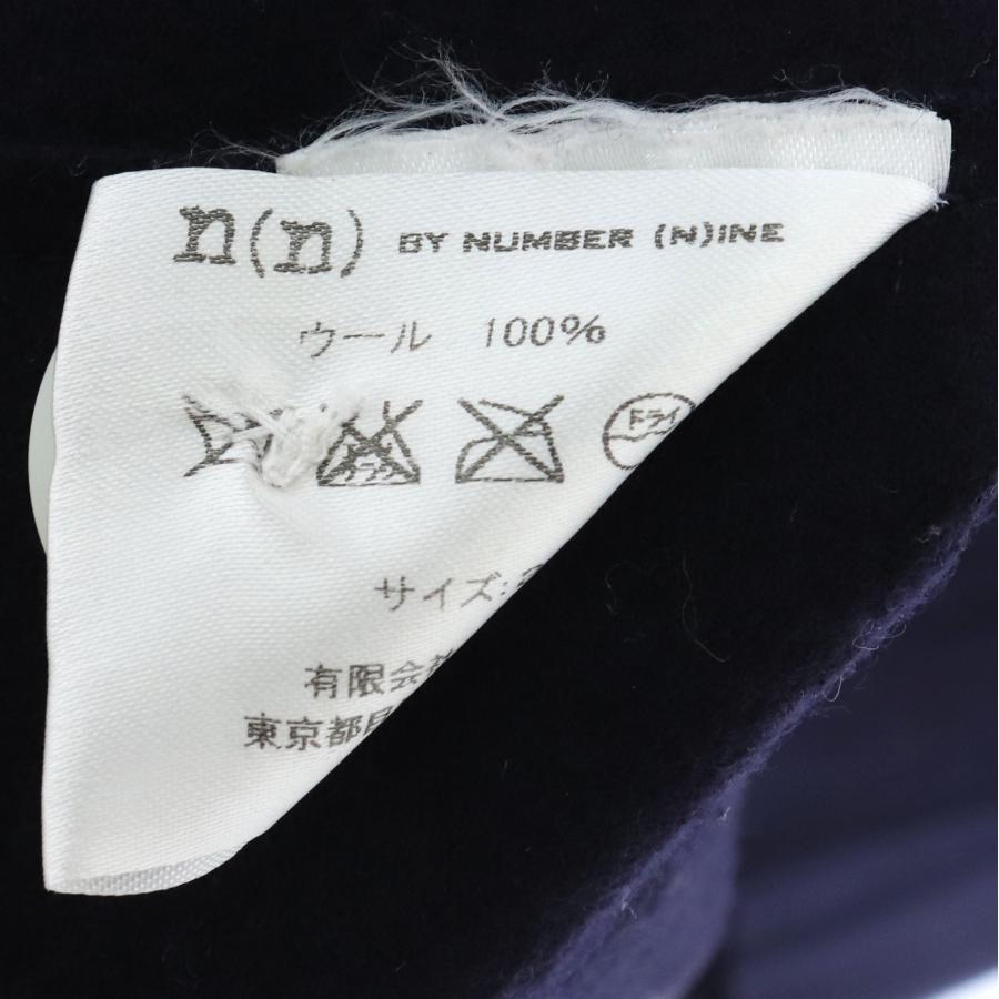 N(N) BY NIMBER (N)INE ウールジャケット ネイビー 2 ナンバーナイン