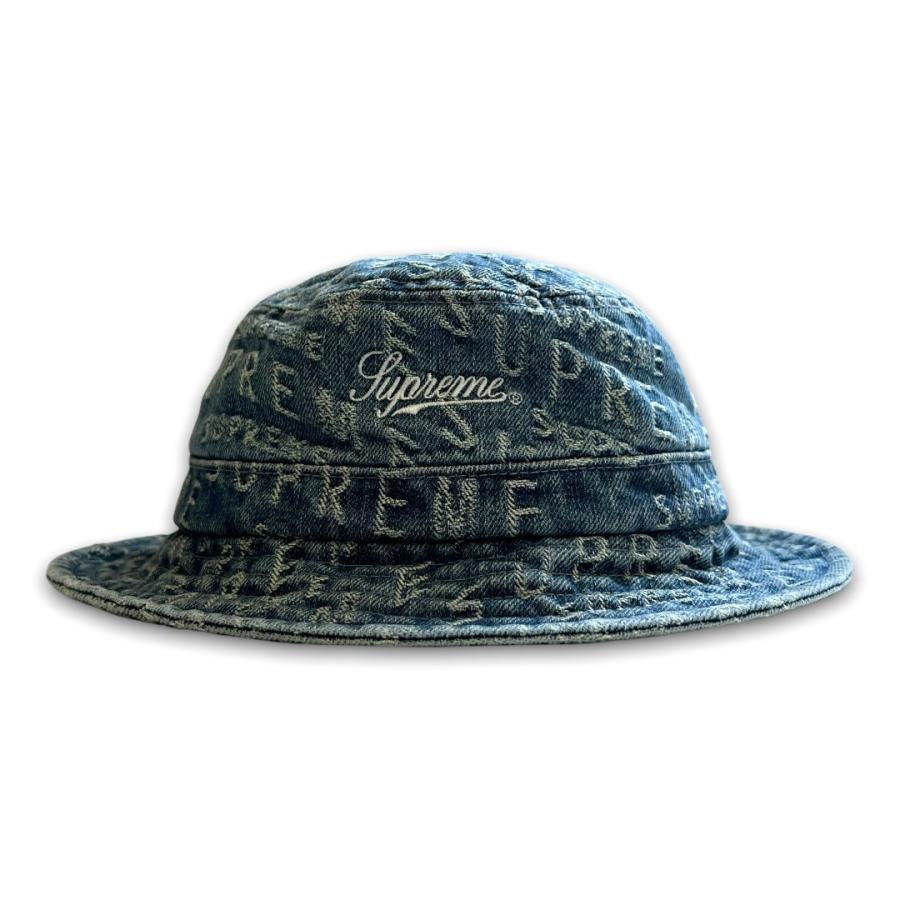 シュプリーム SUPREME 21SS Warp Jacquard Logos Denim Crusher デニム