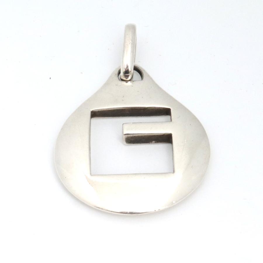 GUCCI カットアウト Gロゴ ネックレス ペンダントトップ シルバー925