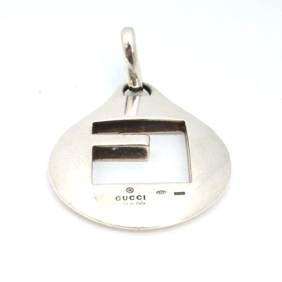 GUCCI カットアウト Gロゴ ネックレス ペンダントトップ シルバー925
