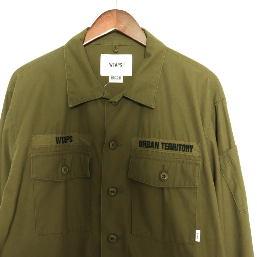 WTAPS 21SS BUDS LS COTTON.TWILL サイズ 3 カーキ ダブルタップス