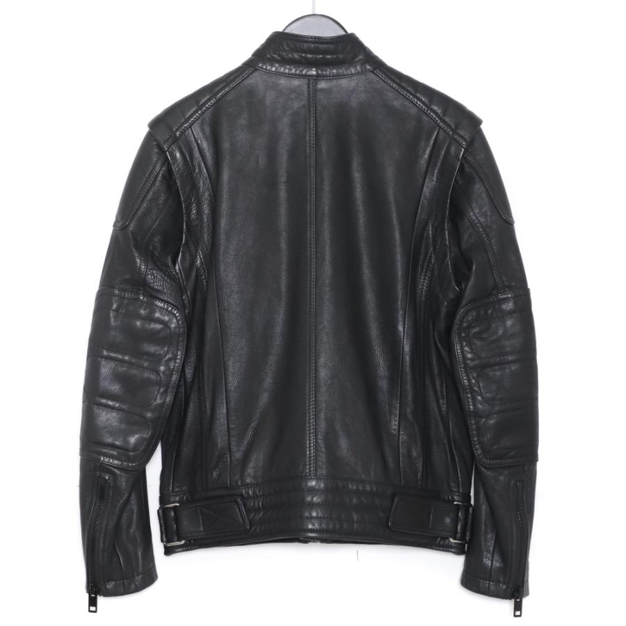 DIESEL 2way カウレザーシングルライダースジャケット Sサイズ 