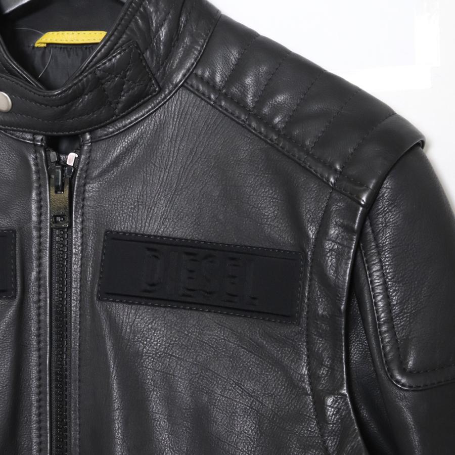 DIESEL 2way カウレザーシングルライダースジャケット Sサイズ 