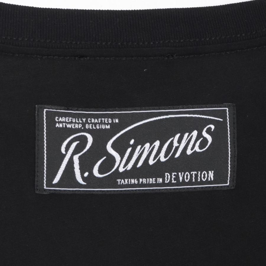 RAF SIMONS 21AW オーバーサイズプリンテッドホールズTシャツ Lサイズ ブラック M130 19001-0099 ラフシモンズ 半袖カットソー Oversized T-Shirt｜graiz｜05