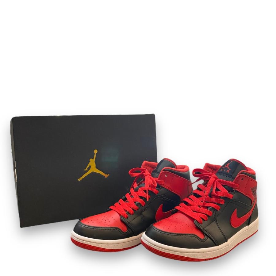 25.5cm NIKE AIR JORDAN 1 MID BRED TOE DQ8426-060 ナイキ エア
