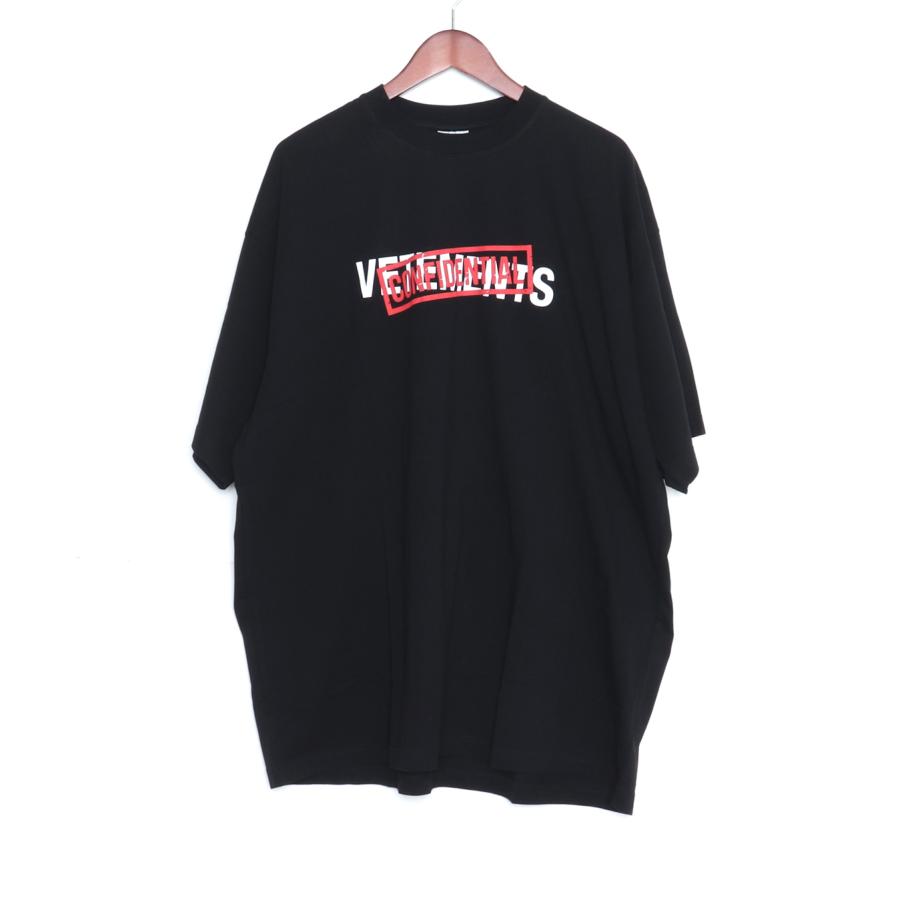 未使用 ヴェトモン VETEMENTS 22AW Confidentail Logo T-Shirts T
