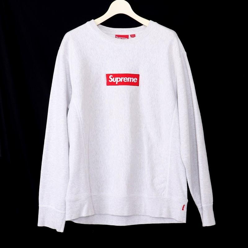 Supreme グレー スウェットシャツ Lサイズ