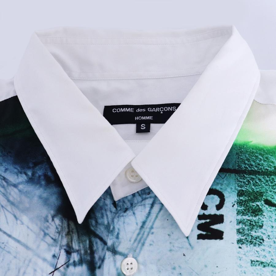 COMME DES GARCONS HOMME Stephen Gill フォトプリントシャツ Sサイズ