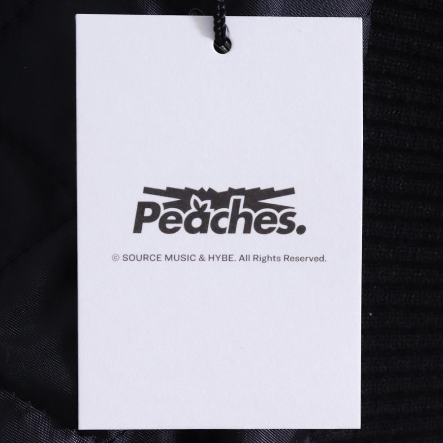 未使用 LE SSERAFIM × PEACHES VARSITY JACKET XLサイズ