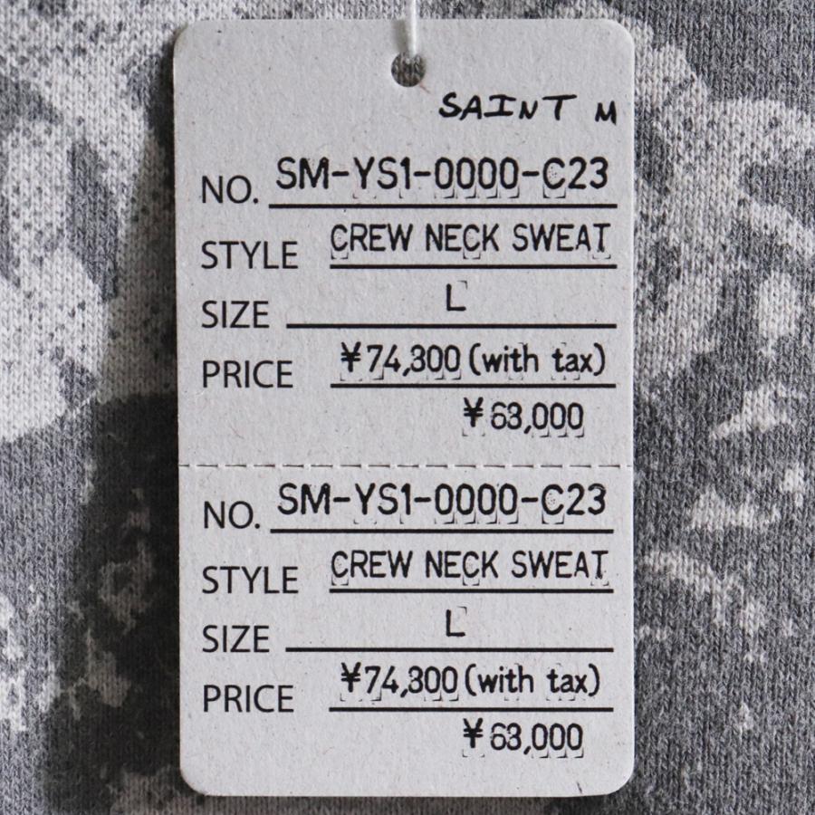 未使用 SAINT MICHAEL SP CREW SWT QUEEN GRAY Lサイズ グレー SM-YS1 
