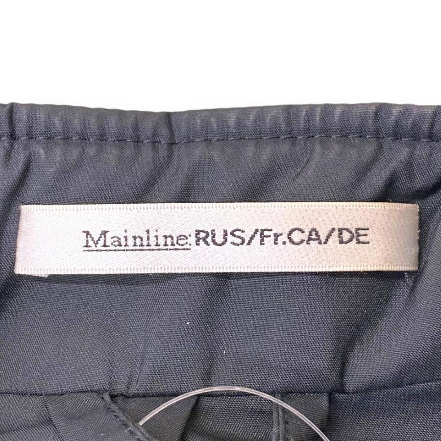 MAINLINE:RUS/FR.CA/DE 22AW Farhan vest 変形ジップ ベスト Lサイズ 