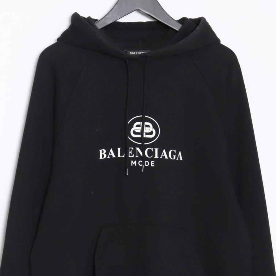 BALENCIAGA BBロゴプルオーバースウェットパーカー Mサイズ BALENCIAGA BBロゴプルオーバースウェットパーカー Mサイズ