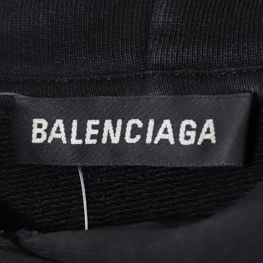 BALENCIAGA BBロゴプルオーバースウェットパーカー Mサイズ BALENCIAGA BBロゴプルオーバースウェットパーカー Mサイズ