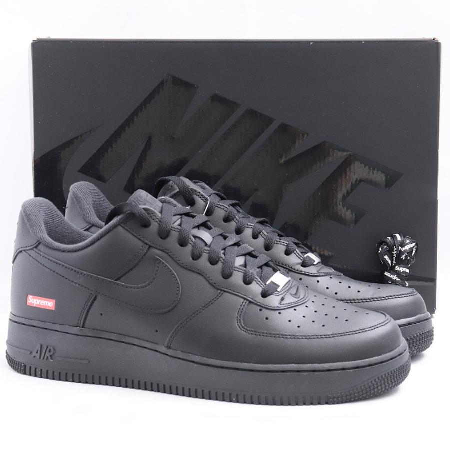 未使用 28.5cm NIKE × SUPREME Air Force 1 Low Black CU9225