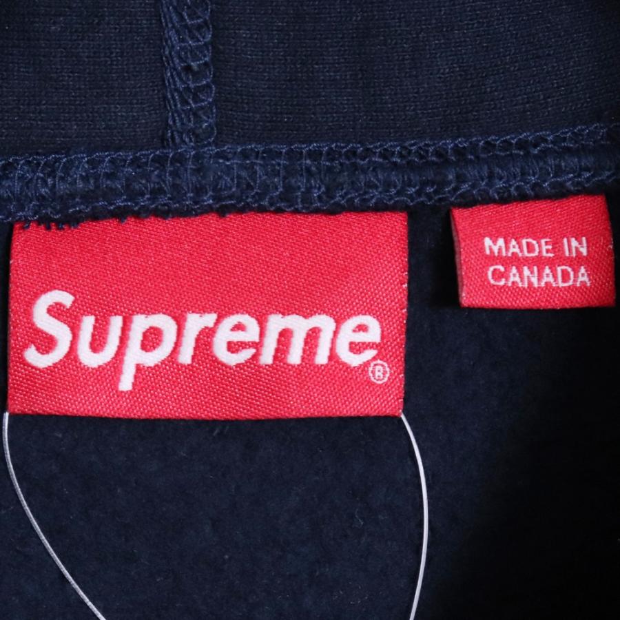 SUPREME Bandana Box Logo Hooded Sweatshirt Mサイズ ネイビー