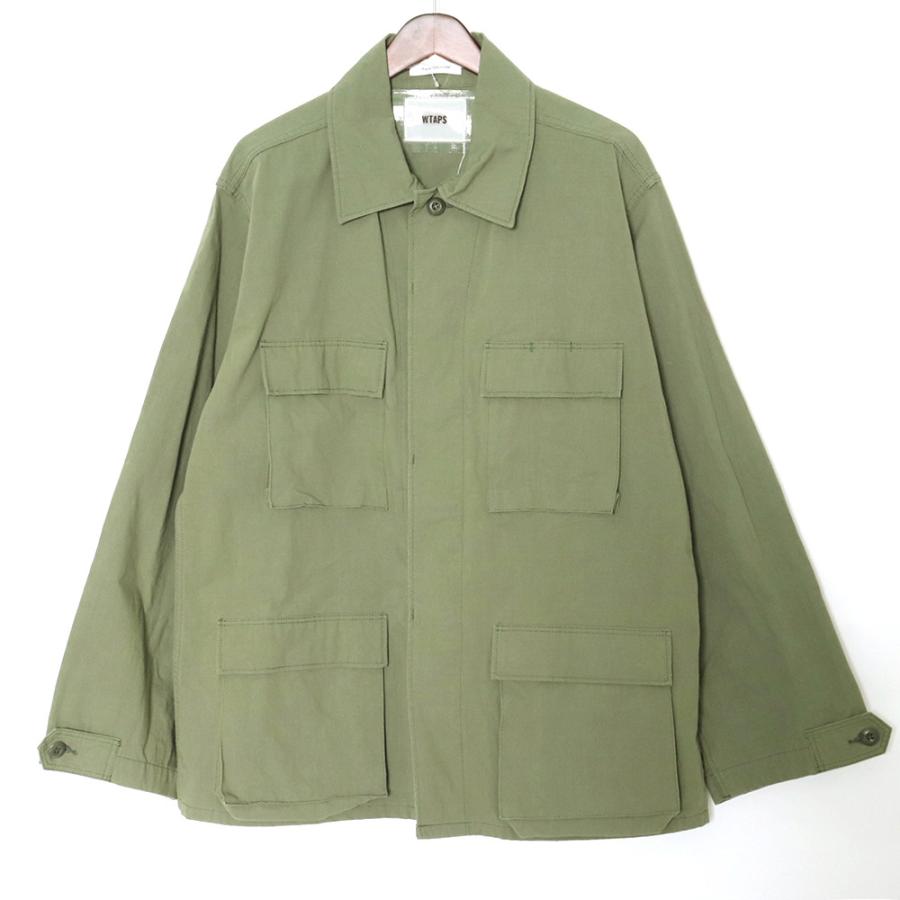 WTAPS SHIRT.NYCO.RIPSTOP サイズ03 カーキ WVDT-SHM01 ダブルタップス