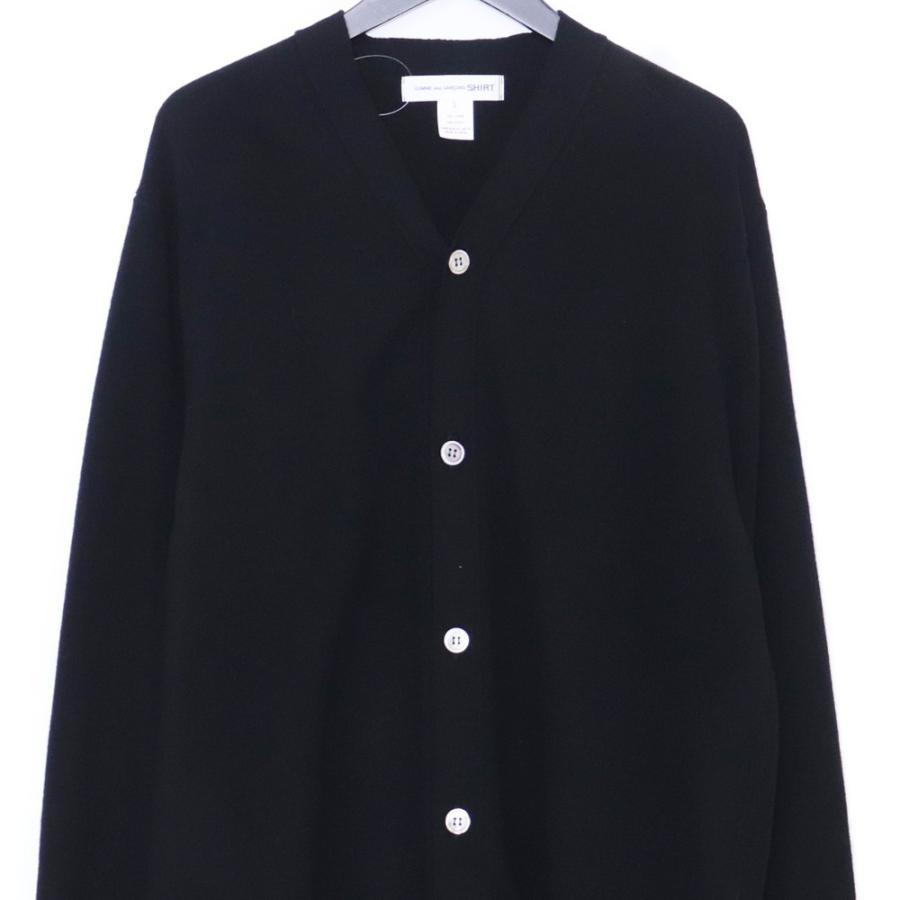 comme des garçons shirt カーディガン　FN-N008 Comme des Garçons Shirt V-Neck Cardigan in Gray | SVD USA