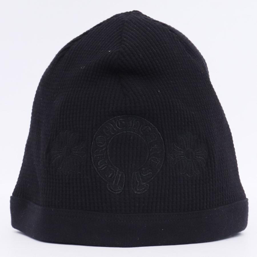 美品　クロムハーツホースシュー　サマールビーニー 未使用 CHROME HEARTS ホースシューサーマルビーニー ブラック クロム