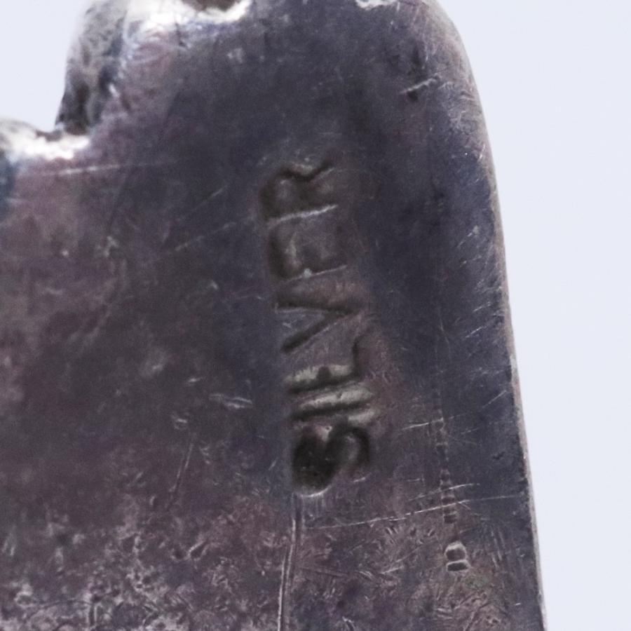 18号 GORO'S 金メタル付き イーグル リング シルバー ゴローズ