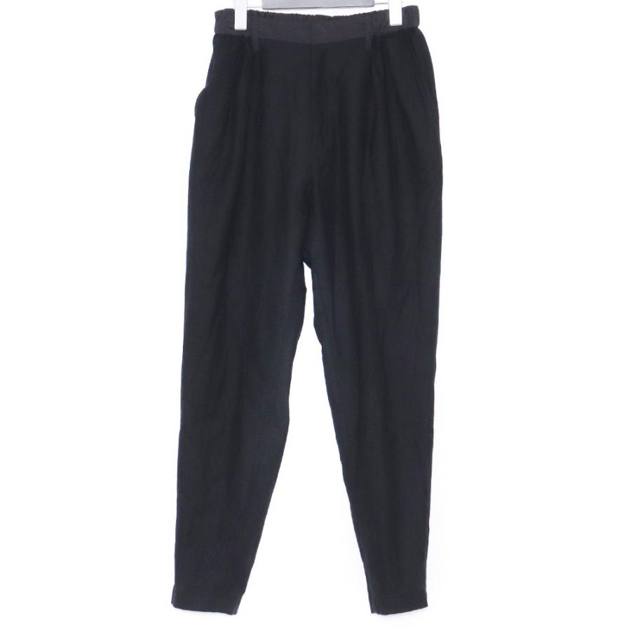 junhashimoto ジュンハシモト EASY TUCK PANTS 黒 3 JUNHASHIMOTO タックイージーパンツ サイズ3 ブラック 1072020018