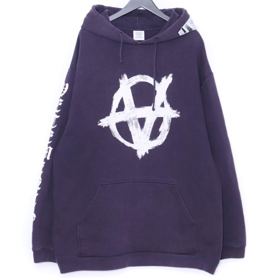 VETEMENIS ヴェトモン アナーキー パーカー VETEMENTS リバースアナーキーロゴスウェットパーカー XSサイズ