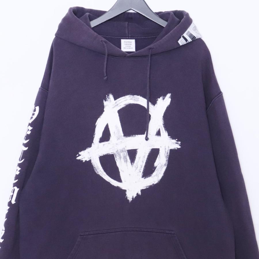 VETEMENTS リバースアナーキーロゴスウェットパーカー XSサイズ