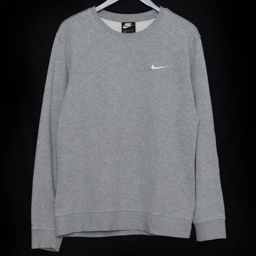 NIKE クラブフレンチテリークルースウェットトレーナー Lサイズ グレー