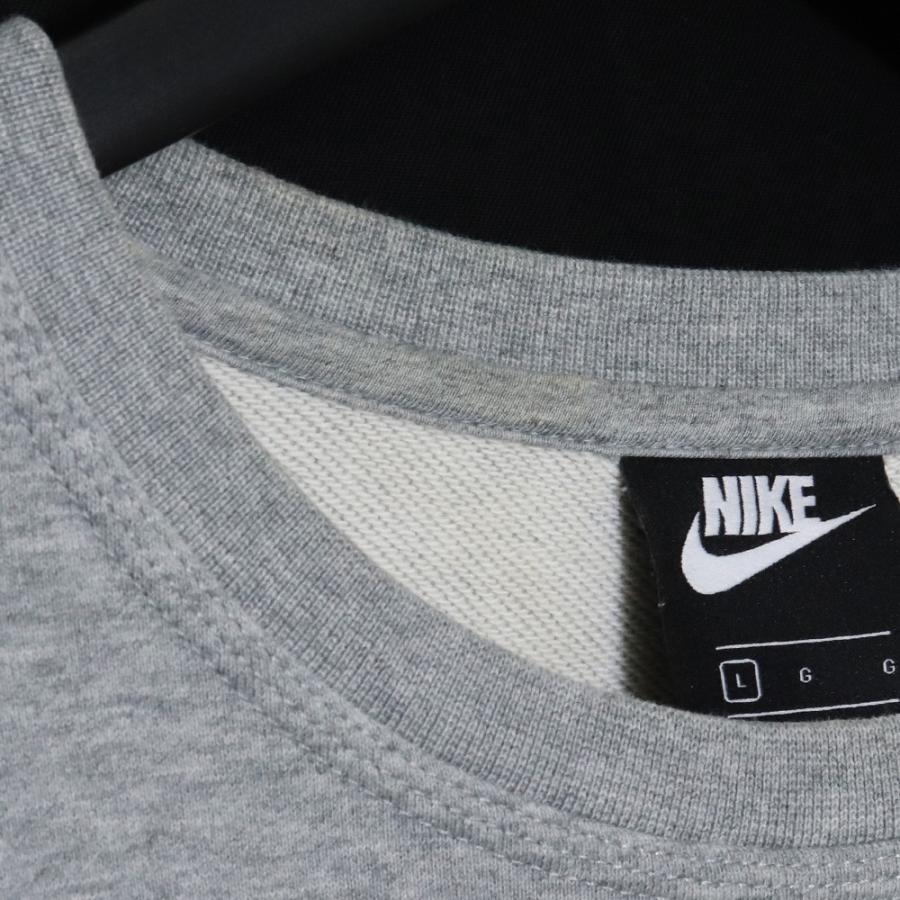NIKE クラブフレンチテリークルースウェットトレーナー Lサイズ グレー
